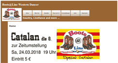 Desktop Screenshot of boots-at-line.de
