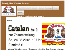 Tablet Screenshot of boots-at-line.de
